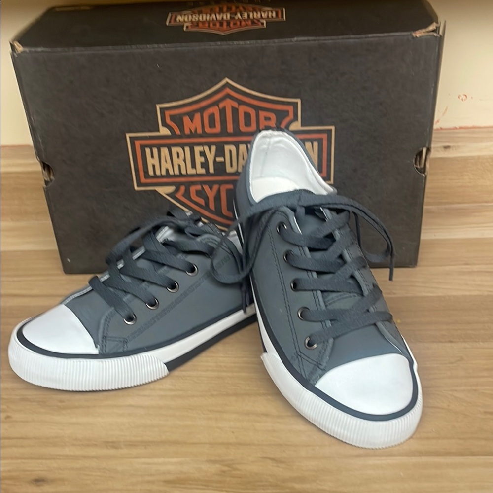 Harley-Davidson Men's Gray Sneakers